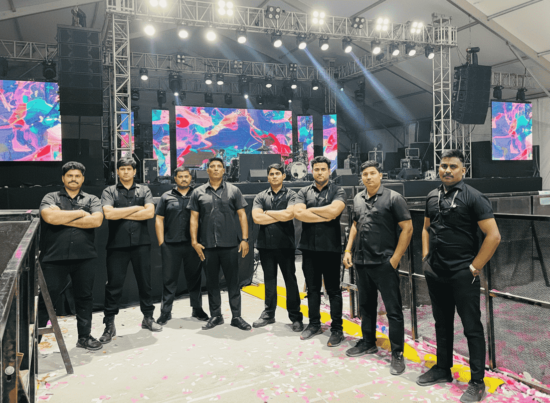 Mahadev Security Bouncer team in a event