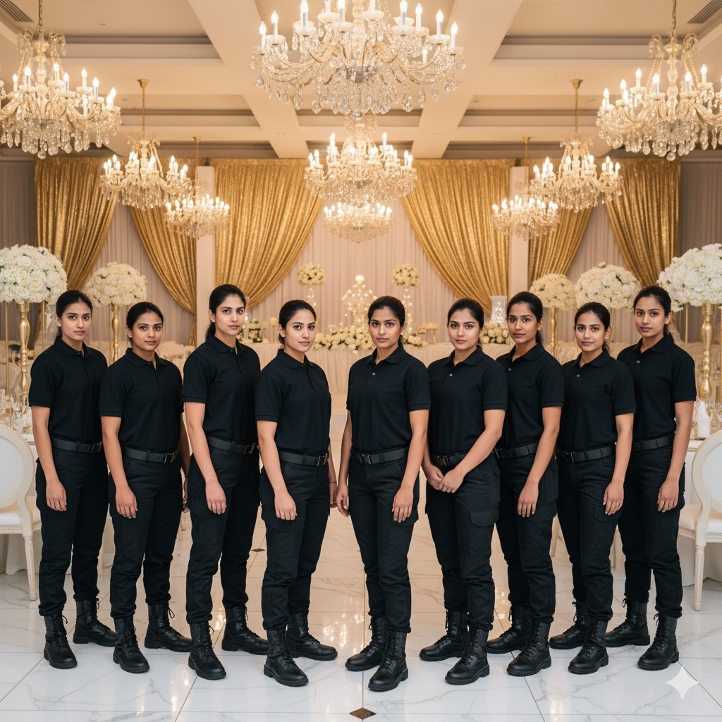 Mahadev Security Female Bouncer Service team